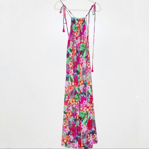Show Me Your Mumu Rochester Maxi Daffodil Medium Vibrant Tropical Flowers - Picture 2 of 11